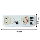 20016 Decorative Pixel Art Style Desk Pen Holder (1 Pc)