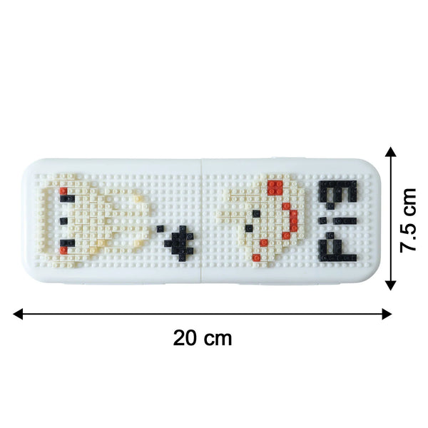 20016 Decorative Pixel Art Style Desk Pen Holder (1 Pc)