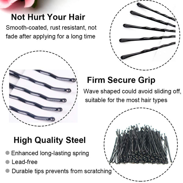 AM1114 Stainless Steel Heavy  Hairpins Pack of 10 Pcs (60mm)