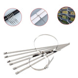 9522 Stainless Steel Cable TIE  (4.6x100MM / 10 pcs Set)