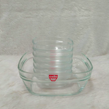 Di0369 Cello Glassware Nadir Pudding Set – 7 Pcs