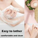 14869 Premium Soft Exfoliating Round Bath Scrubber (1 Pc)