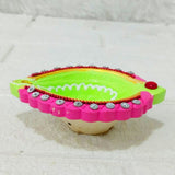 Di0383 Decorative Diwali Big Diyas Set of 2 – Multidesign Handcrafted