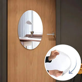 AM0091 Oval Shape Mirror Sticker For Wall 30x45cm