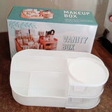 6941 Multi-Functional Plastic Vanity Storage Box