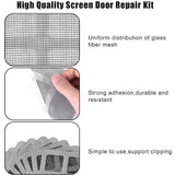 18237 Window Screen Mesh Hole Repair Patch (10×10 CM / 10 Pcs Set)