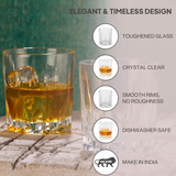 AM5690	Cello Estonia Glass Tumbler - 360ml - 6 pcs set