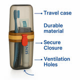 AM6482 Capsule Shape Travel Toothbrush Holder - 1pc