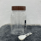 AM5912 Royal Premium Cubic Jar With Spoon Set – 1800ml (Pack of 3)