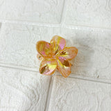 AM6396 Mix Sparkling Flower Design Hair Claw Clip - Medium (1pc)