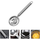 5898 kitchen tools Egg Yolk White Separator Stainless Steel Egg White Separator Tools Eggs Yolk Filter Gadgets Kitchen Gadgets Separating Funnel Spoon Egg Divider Tools