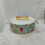 Di0377 Sukhoi Flora Print 3-Piece Insulated Kitchenware Gift Set — Water Jug, Hot Pot & Flask
