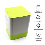 4700 4 Layers Jewelry Box, 360 Degree Rotating Accessory Storage Box