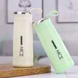 Nice Water Bottle Glass Liner Creative Thermos 400ml