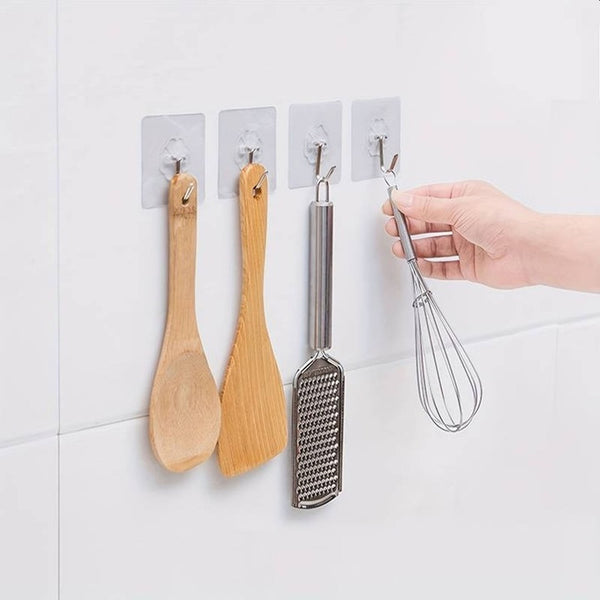 Wall Hooks for Hanging Heavy Duty Self Adhesive Hooks