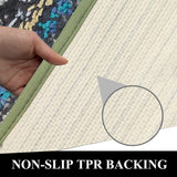 AM5846 Fancy Super Soft Floor Door & Bath Mat (A 16x24 Inch) Multicolour