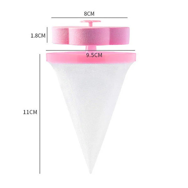 12604 Flower Shape Reusable Laundry Lint Remover - 1 Pc