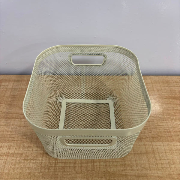 A07060 9.5inch Metal Mesh Storage Basket with Dual Handles