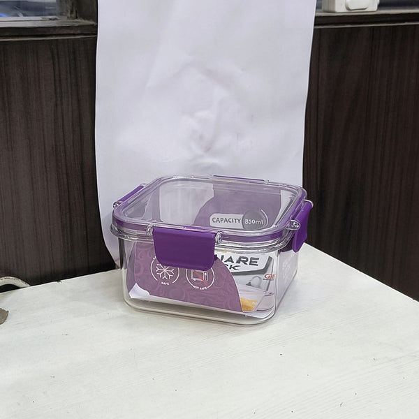 AM5534 Square Lock 003 Lunchbox - 850ml (1PCS BOX)