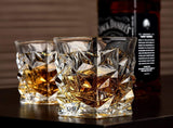 AM3750 Diamond Crystal Cut Whiskey Glasses Set of 6 Pcs 300ml