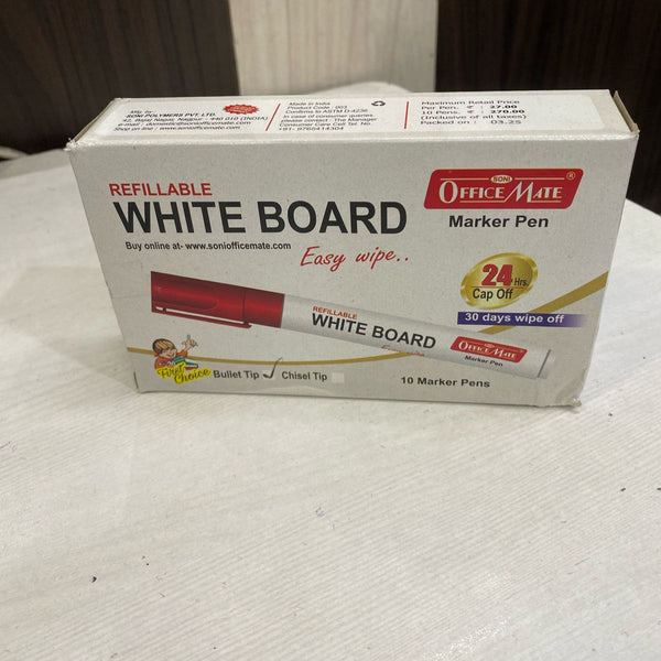 AM5156 Refillable Whiteboard Marker Pen For Office,College (black)