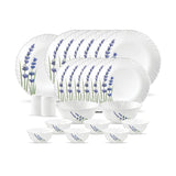 AM3963 La Opala, Novo Collection, Opal Glass Dinner Set 23 pcs