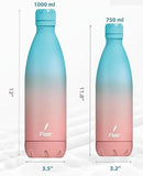 AM2542 Flair Pop SS 304 Vacuum Insulated Bottles 1000ml And 750ml 24 Hours Hot & Cold