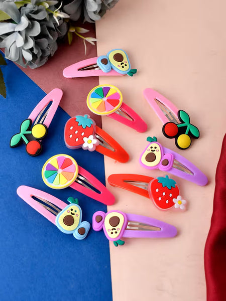 AM1006 Small Tic Tac Hair Clips for Girls & Kids (Pack of 2)