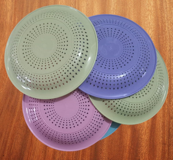 AM5293 Food Grade Plastic Tray (Roti Plate) 1 pc Multicolor