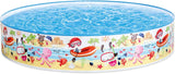 AM3974 Intex Wet Set Collection Snorkel Buddies Snapset Pool, Multi Color (1.22m x 25cm)