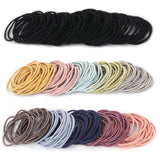 AM6423 Elastic Cotton Hair Rubber Bands Pack of 12pcs