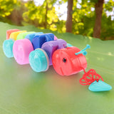 AM3510 Swirly Caterpillar Pull Along Toy For Kids