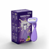 A06705 Touch Feel Women's Hair Removal Razor with In-Built Gel Bars