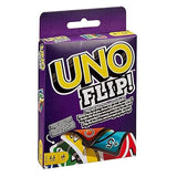 AM2976 Uno Flip Card UNO Kid Mattel Games Uno Flip Side Card Game, Multi Color Pack Of 1 Pcs