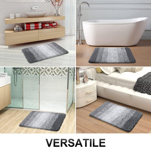 3133 Microfiber Soft Mat Anti Slip, Water Absorbent, Door Mat/Bath Mat  (1Pcs)15.5x23.5cm