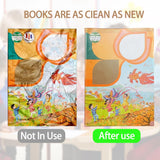 AM5226 Adjustable Reusable Transparent Book Cover for Books, Waterproof (A4, 47x37 cm, 10pcs)