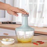 3267 Hand-Press Vegetable Chopper Mixer Cutter (800ml)