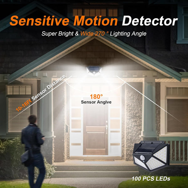 Solar Motion Sensing LED Light