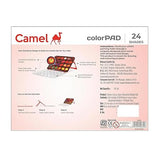 AM3386 Camel ColorPad Watercolor Cake with Paint Brush 24 Shade