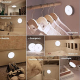 1656 Round Shape 8 LED Motion Sensor Induction Led Light Pack Of 1