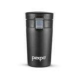 AM2797 Pexpo Cocoa Thermo Mug 300 Stainless Steel Flask with Double Lock Push Button 280ml Pack Of 1