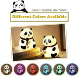 3164 Panda Night Light  Rechargeable Silicone LED Lamp