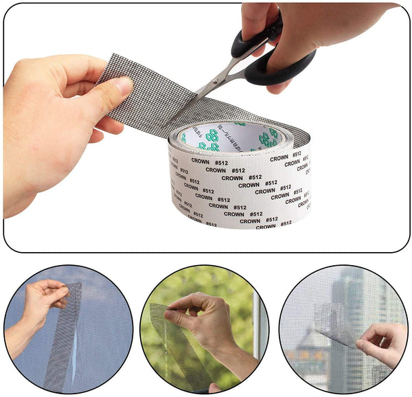 3827 Mosquito Net,self-stick window screen network broken hole patch tape,Window Screen Repair Kit,Mosquitoes Protection Window Screen Tap