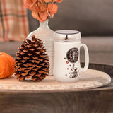 AM5352 Ceramic Coffee Tea Mug with Lid- Multidesign