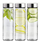 AM3008 Glass Water Bottle with Leak-Proof Airtight Double Layer 750ml Without box