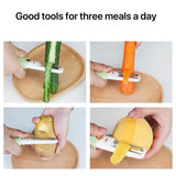 10186 2 in 1 Knife, Multifunctional peeler fruit knife (1 Pc)