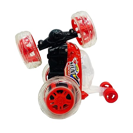 AM2669 Stunt Car BT-0120 Stunt Rolling Rechargeable Car Lights & Sound 360 Degree Multicolour