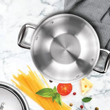 AM0974 Milton Pro Cook Triply Kadhai 24cm Designed For Healthy Cooking