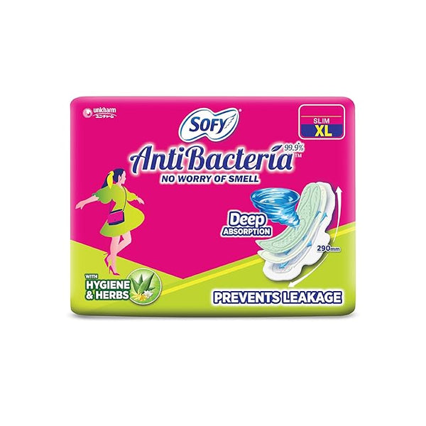 Sofy Anti Bacteria Extra Long Sanitary Pads XL 7 Pads