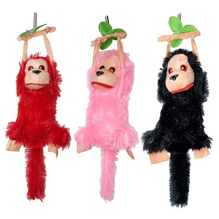 AM3135 Soft Hanging Monkey Big 11inch Multicolour 80gm